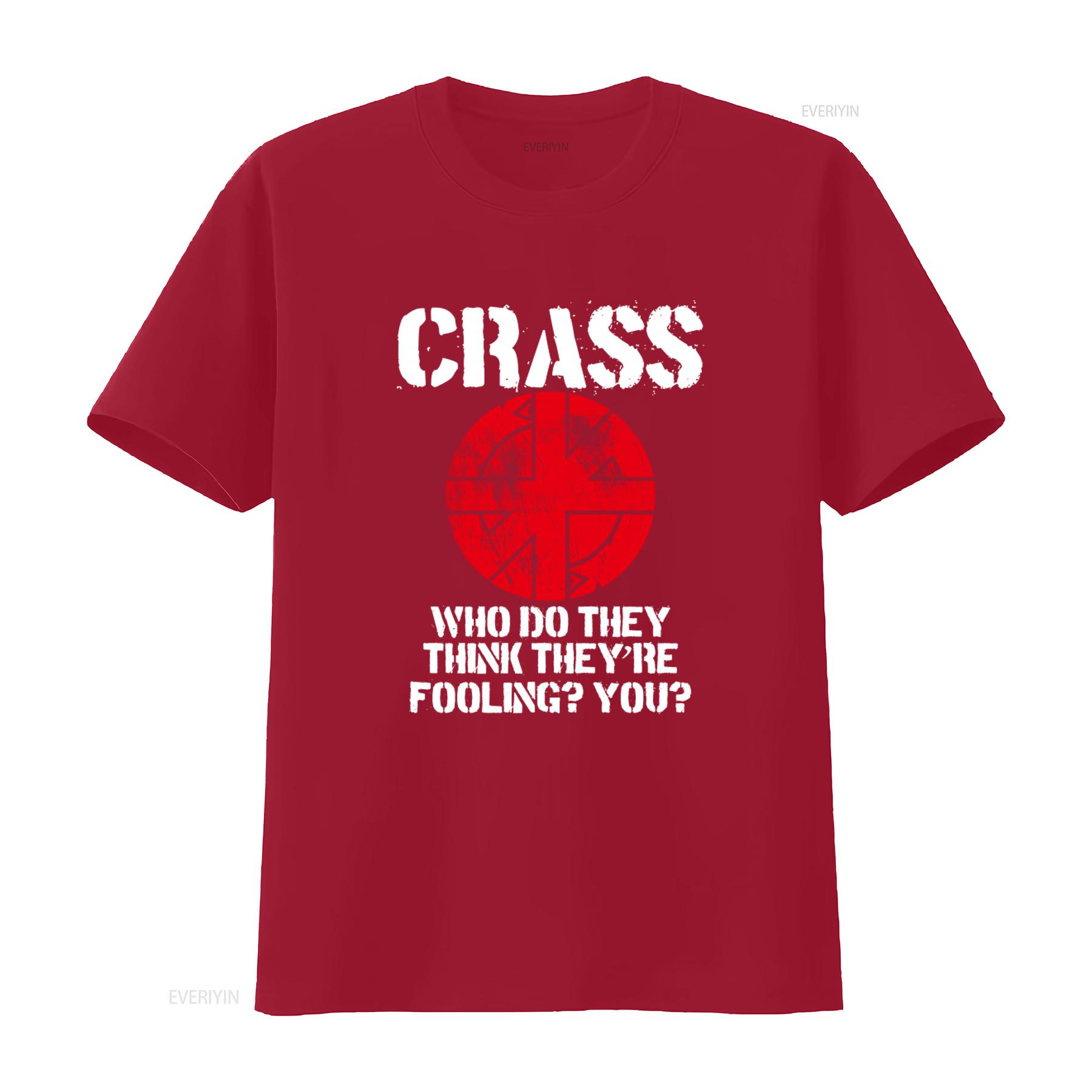 Crass Punk Band T shirt English Style with Bold Print Post Fashion Statement vintage Washed designer clothes Stylish S
Crass Punk Band T shirt English Style with Bold Print Post Fashion Statement vintage Washed designer clothes Stylish S