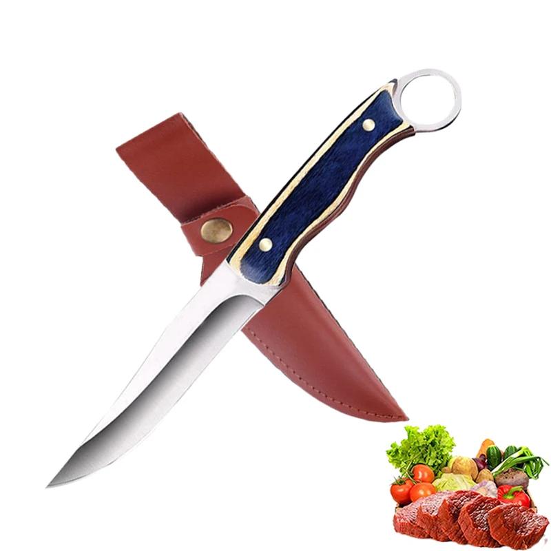 Профессиональный нож для разделки мяса, нож для разделки мяса из нержавеющей стали, кованные вручную, универсальные ножи, удобный нож для нарезки фруктов, нож для мяса 7.5 inch
Профессиональный нож для разделки мяса, нож для разделки мяса из нержавеющей стали, кованные вручную, универсальные ножи, удобный нож для нарезки фруктов, нож для мяса 7.5 inch