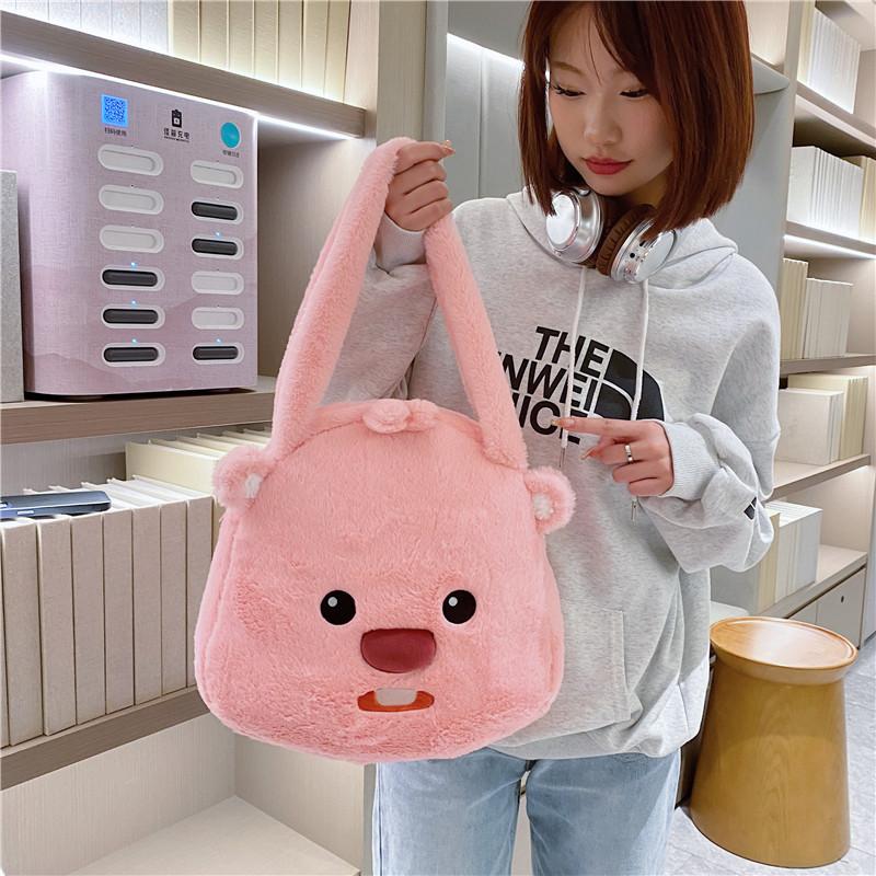 Plush beaver ruby bag cute cartoon winter new pink soft girl christmas red cute shoulder messenger bag
Plush beaver ruby bag cute cartoon winter new pink soft girl christmas red cute shoulder messenger bag