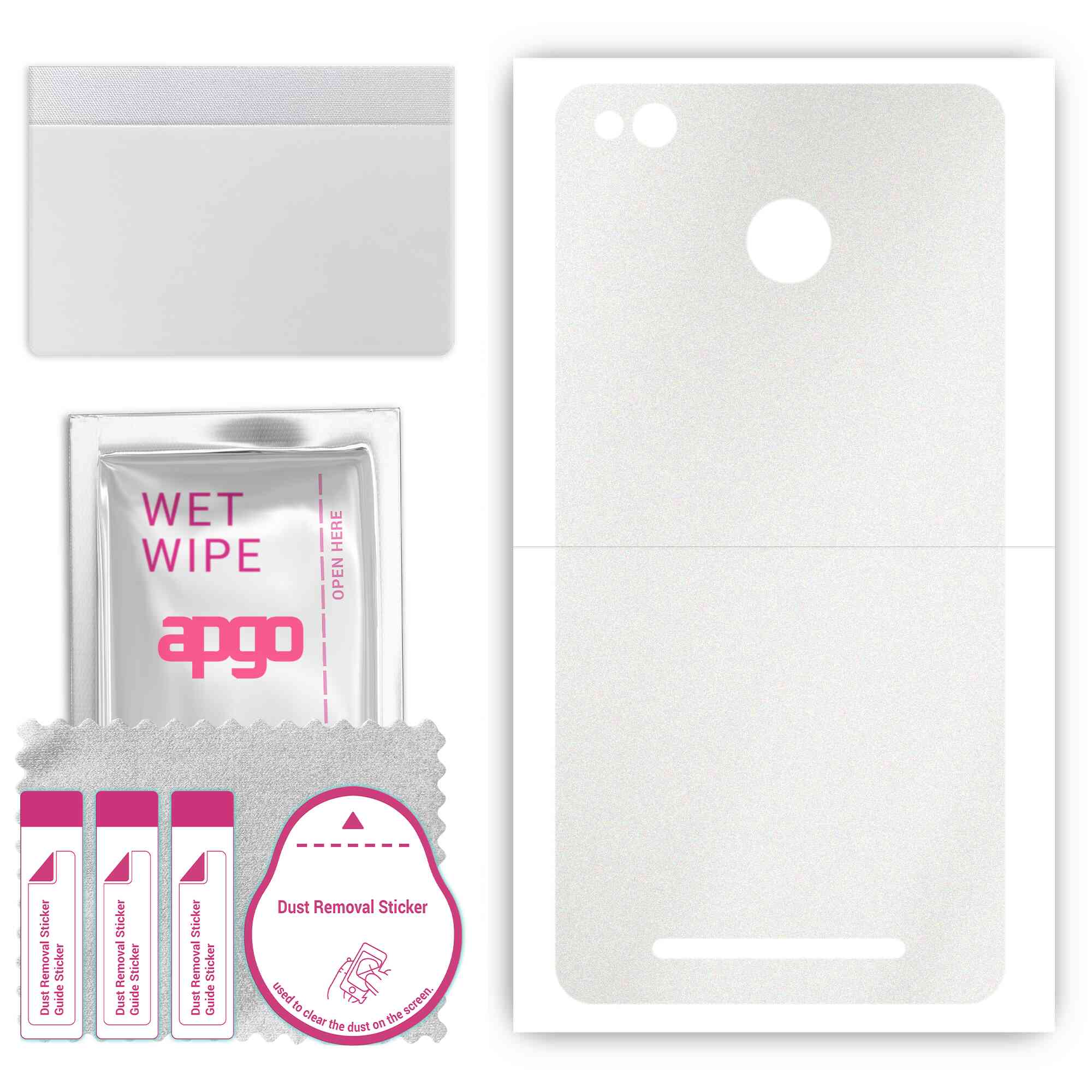Apgo Protective Skin Sticker для задньої панелі, сумісний з Xiaomi Redmi 3s, Wrap Film, Foil, Vinyl - Pattern Matte Transparent
Apgo Protective Skin Sticker для задньої панелі, сумісний з Xiaomi Redmi 3s, Wrap Film, Foil, Vinyl - Pattern Matte Transparent