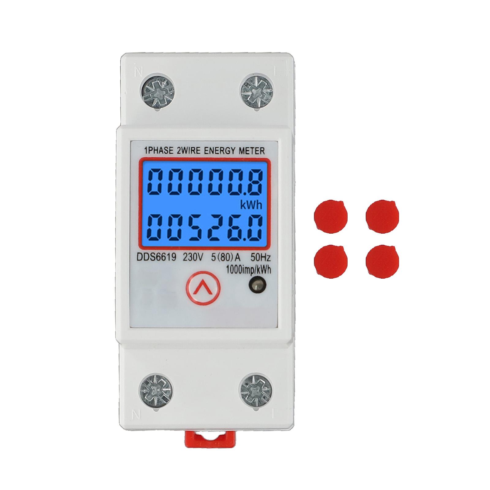 Current Meter DIN Rail Meter Energy Consumption Analysis 35*65*78mm Multifunctional Energy Meter Maximum Current 80A China Mainland
Current Meter DIN Rail Meter Energy Consumption Analysis 35*65*78mm Multifunctional Energy Meter Maximum Current 80A China Mainland