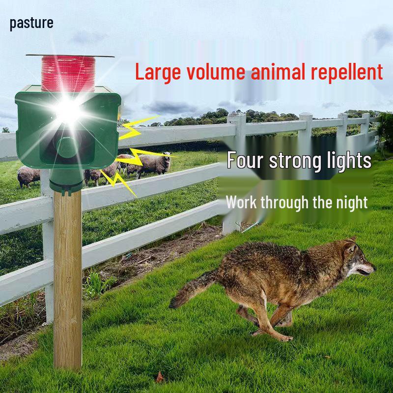 Solar Waterproof Animal Repellent Alarm for Wild Boars and Dogs
Solar Waterproof Animal Repellent Alarm for Wild Boars and Dogs