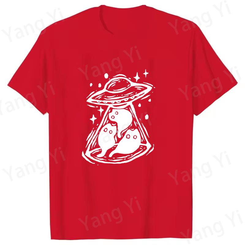 New Cat Kidnapped by UFO Pattern Print Tshirt Womens Fashion Casual Summer Cool Shirs Unisex Cat Short Sleeve Shirts Fun Tees S
New Cat Kidnapped by UFO Pattern Print Tshirt Womens Fashion Casual Summer Cool Shirs Unisex Cat Short Sleeve Shirts Fun Tees S