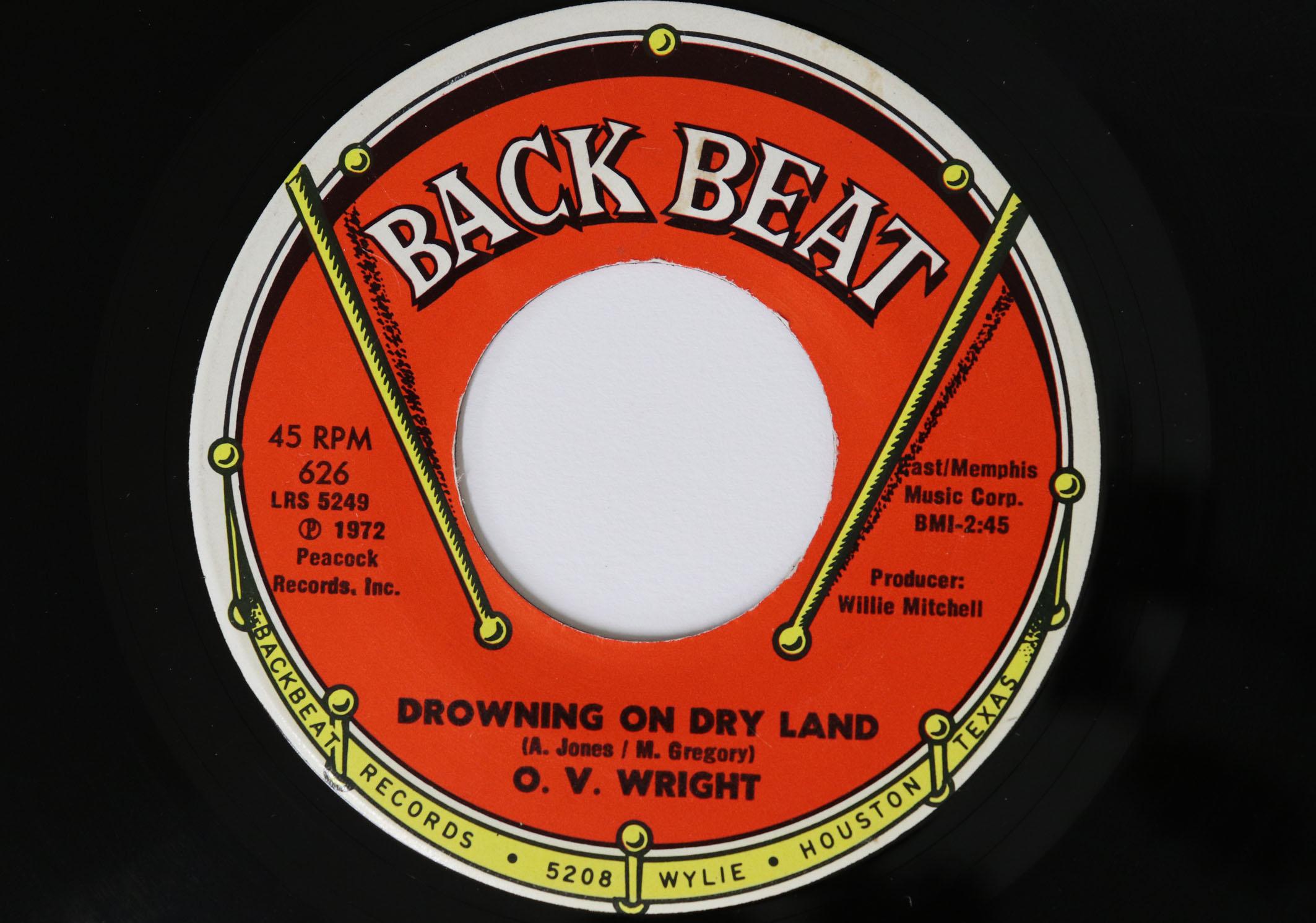 7inch Record O.V. WRIGHT Drowning On Dry Land Im Gonna Fo 626 BACK BEAT 1972 US SoulFunk Used
7inch Record O.V. WRIGHT Drowning On Dry Land Im Gonna Fo 626 BACK BEAT 1972 US SoulFunk Used