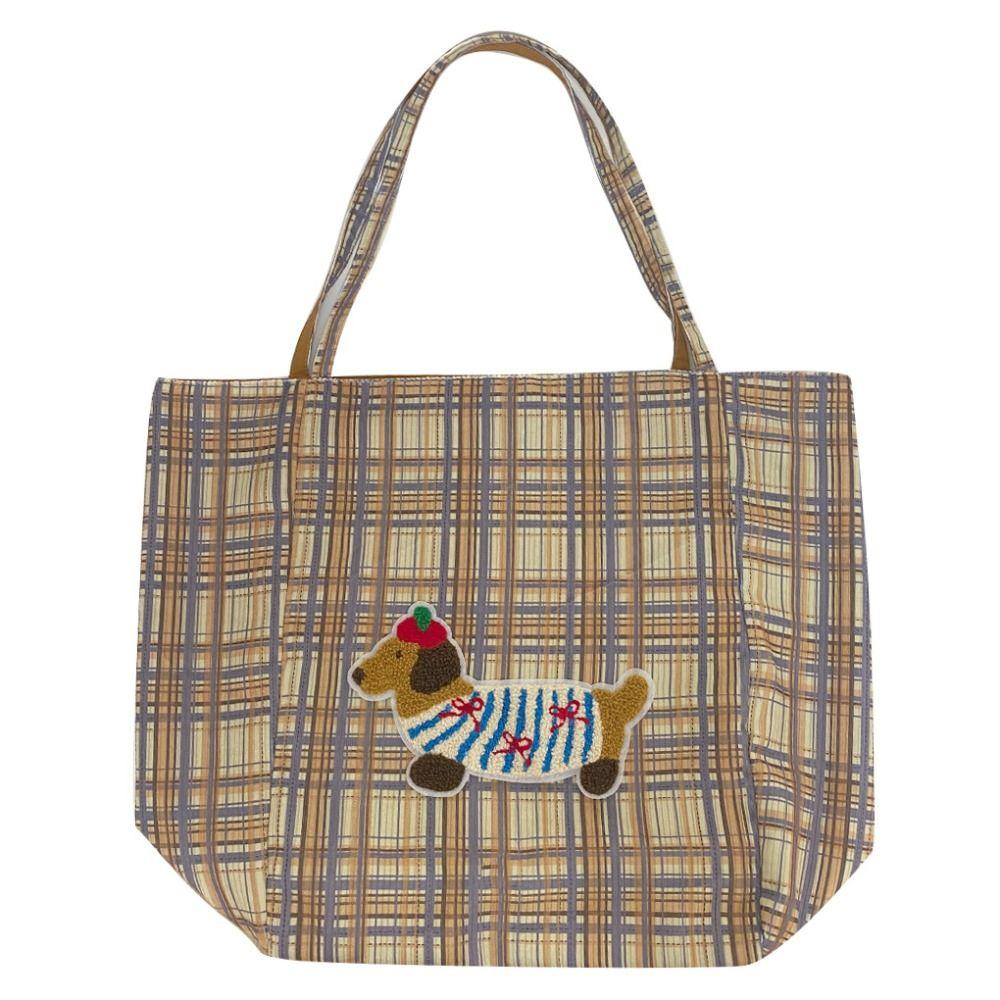 Nylon Dog Tote Bag Double-sided Canvas Underarm Bag Kawaii Plaid Shoulder Bag Daily бежевый
Nylon Dog Tote Bag Double-sided Canvas Underarm Bag Kawaii Plaid Shoulder Bag Daily бежевый