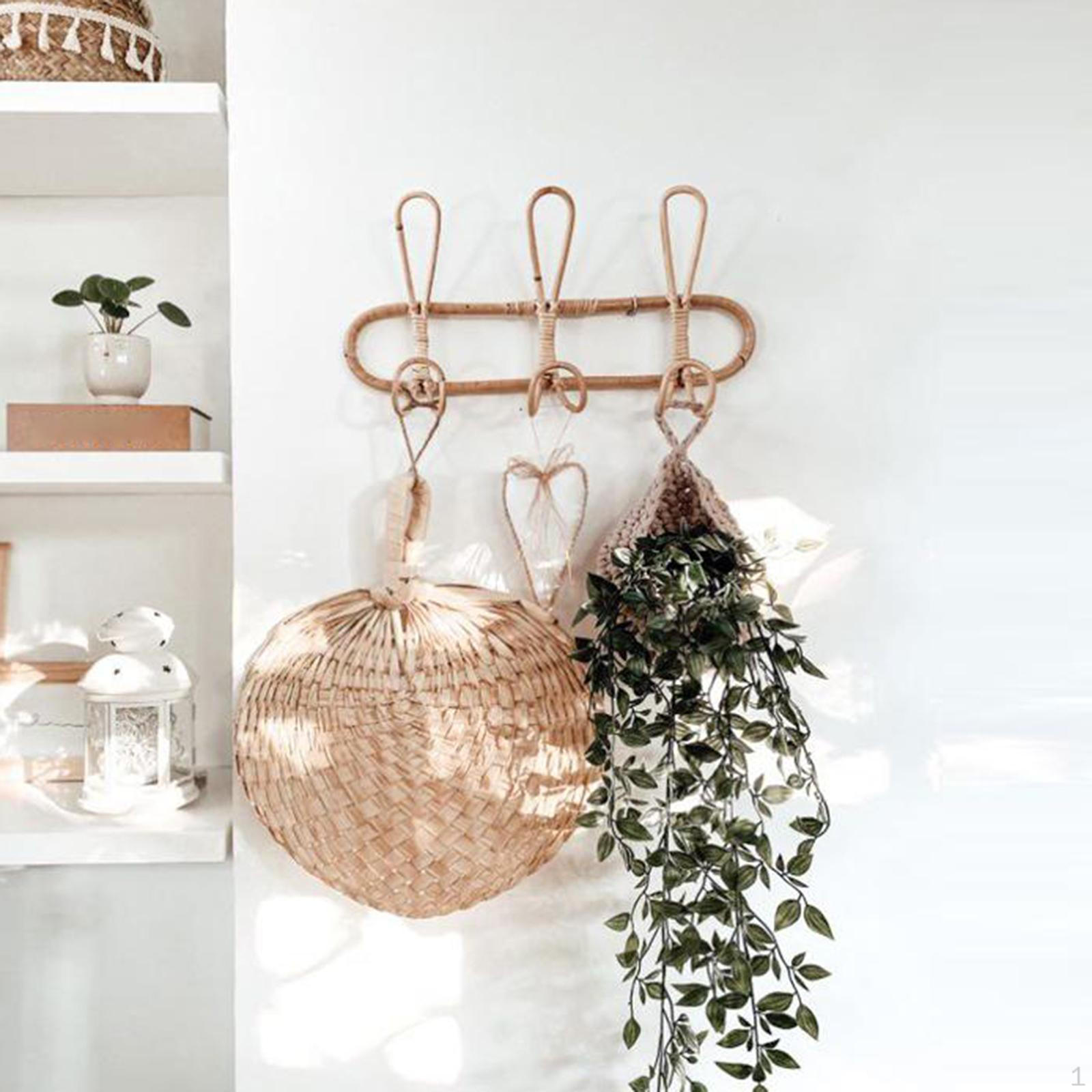 Large Rattan Wall Hooks Clothes Hat Hanging Hook Handwoven Crochet Cloth Holder Organizer Hangers
Large Rattan Wall Hooks Clothes Hat Hanging Hook Handwoven Crochet Cloth Holder Organizer Hangers