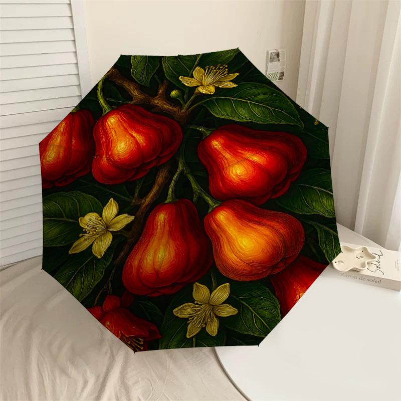 1PC Red Fruits Flowers Umbrella-8-Rib Reinforced, Automatic Open, Lightweight & Durable, Cute Fashion Accessory for Outdoor-Y0372
1PC Red Fruits Flowers Umbrella-8-Rib Reinforced, Automatic Open, Lightweight & Durable, Cute Fashion Accessory for Outdoor-Y0372
