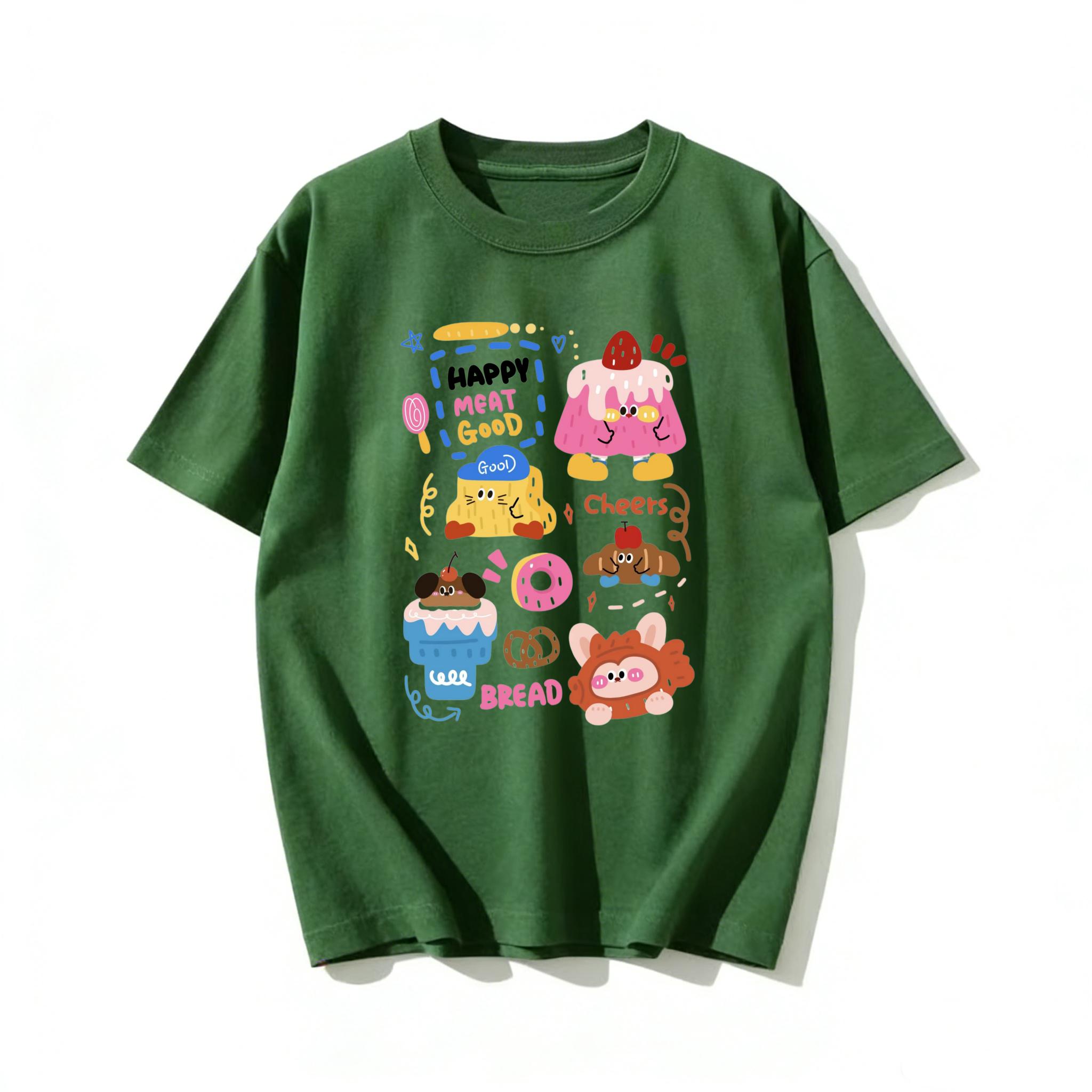 Adult and Children Dopamine Food Party Pure Cotton Versatile Couple and ParentChild Multicolor TShirt S
Adult and Children Dopamine Food Party Pure Cotton Versatile Couple and ParentChild Multicolor TShirt S