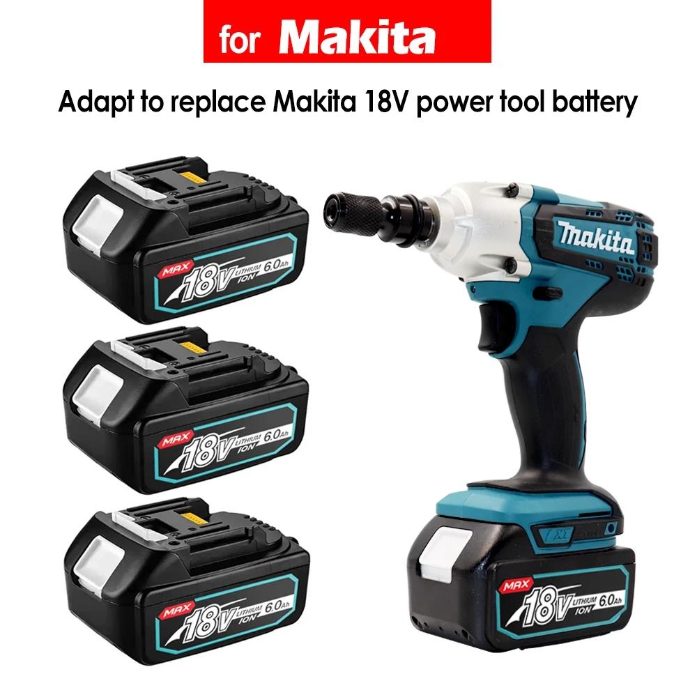 Модернизированная аккумуляторная батарея Makita 18 В 6000 мАч для электроинструментов, сменная литиевая батарея Bl1860 Bl1850 Bl1840 Bl1830
Модернизированная аккумуляторная батарея Makita 18 В 6000 мАч для электроинструментов, сменная литиевая батарея Bl1860 Bl1850 Bl1840 Bl1830