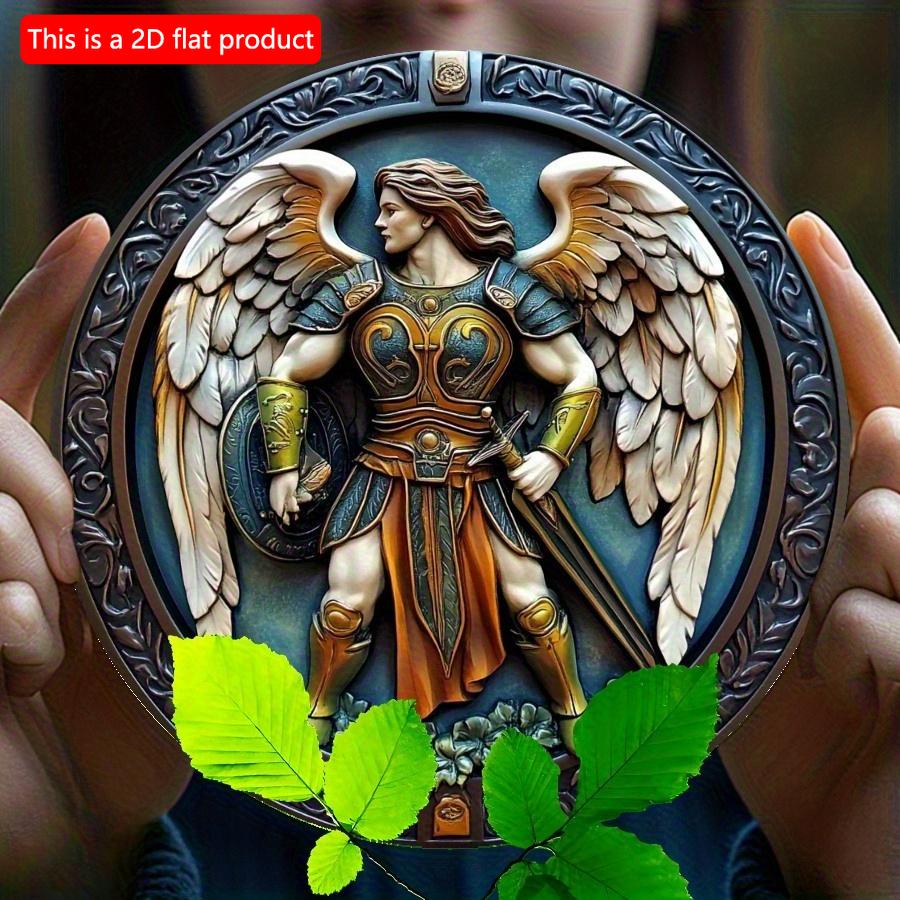 2d Flat 20*20cm, Angel Warrior Mythical Hero Decorative Wooden Plaque, Traditional Style Wall Hanging Sign for Home, for Home, Kitchen, Bedroom, Bar. 20x20cm
2d Flat 20*20cm, Angel Warrior Mythical Hero Decorative Wooden Plaque, Traditional Style Wall Hanging Sign for Home, for Home, Kitchen, Bedroom, Bar. 20x20cm