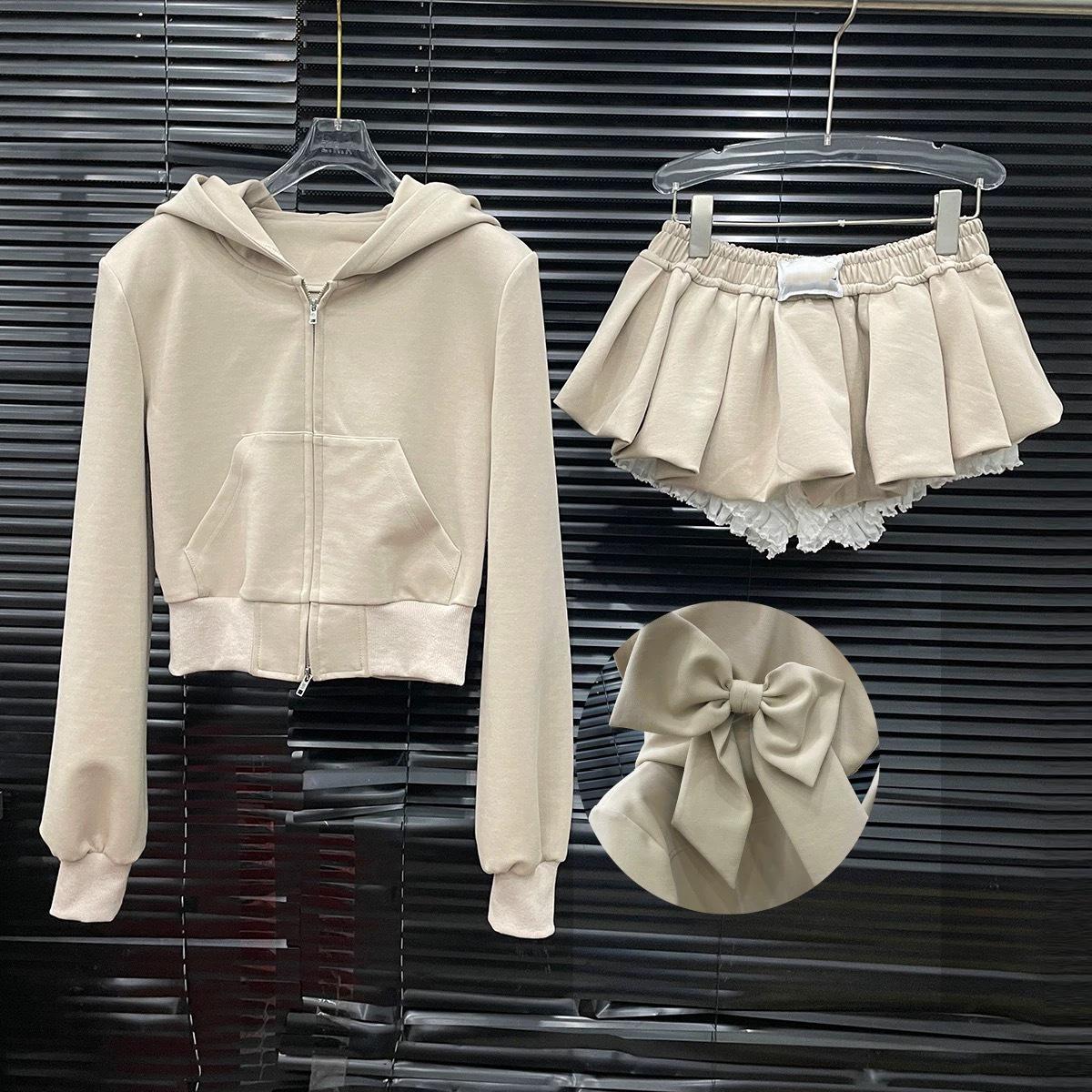 Spring 2026 Women s Bowknot Hoodie & Skirt Set - Niche Design Two-Piece Small
Spring 2026 Women s Bowknot Hoodie & Skirt Set - Niche Design Two-Piece Small