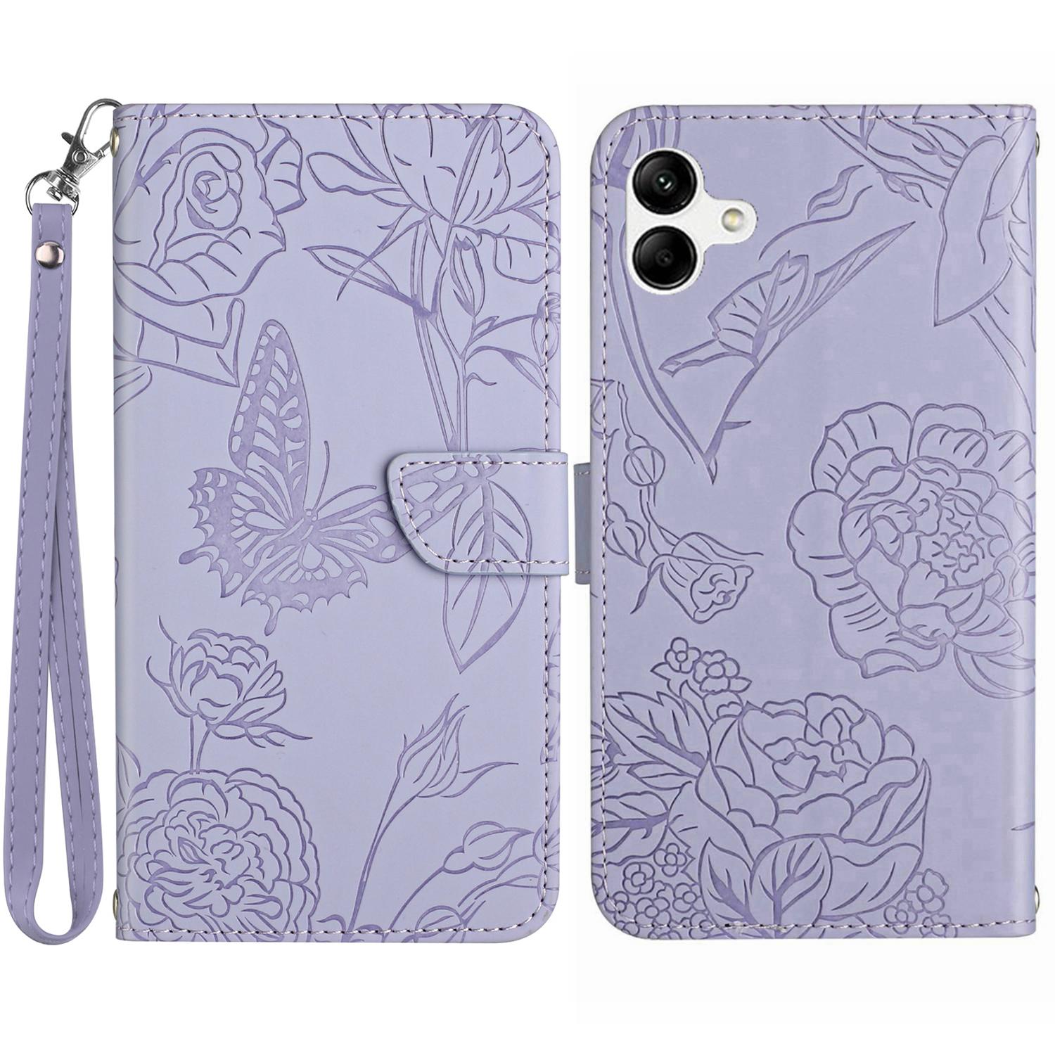 For Samsung Galaxy A07 4G Case Butterfly Flower Imprinted Leather Phone Cover with Strap E
For Samsung Galaxy A07 4G Case Butterfly Flower Imprinted Leather Phone Cover with Strap E