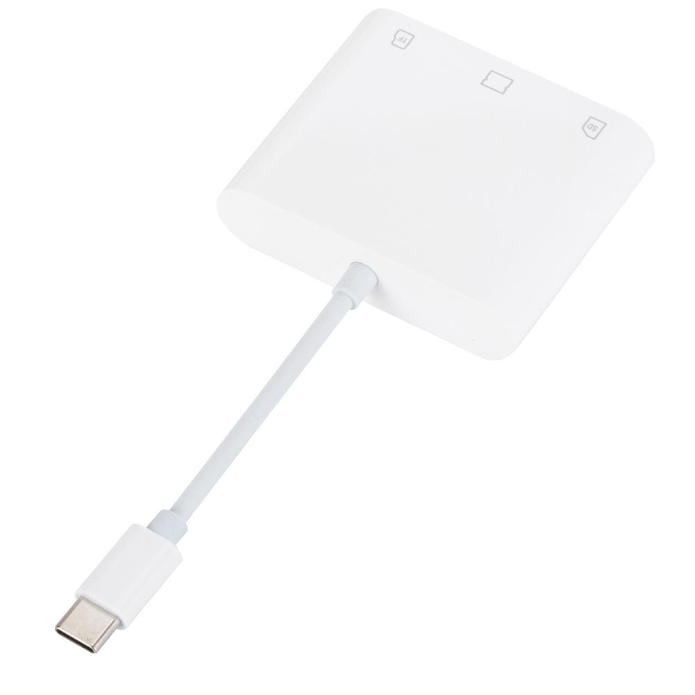 Адаптер 3-в-1 Type-C для карт памяти SD/TF/CF, устройство чтения карт SD для iPad iPhone 15
Адаптер 3-в-1 Type-C для карт памяти SD/TF/CF, устройство чтения карт SD для iPad iPhone 15