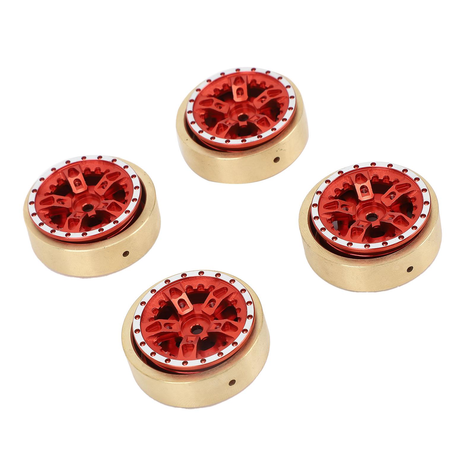 4PCS RC Wheel Weight Block Aluminum Alloy Extended Wheel Hub Copper Counterweight Assembly for
4PCS RC Wheel Weight Block Aluminum Alloy Extended Wheel Hub Copper Counterweight Assembly for