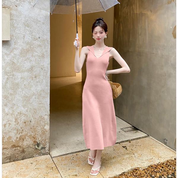 2025 Sexy Sleeveless Knitted Dress with Turn-Down Collar – Slim, Elegant Long Vest Style for Women One Size чорний
2025 Sexy Sleeveless Knitted Dress with Turn-Down Collar – Slim, Elegant Long Vest Style for Women One Size чорний