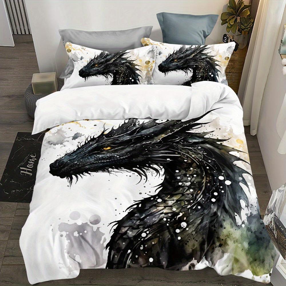 Mystical Dragon Duvet Cover Set - Soft And Comfortable Bedding For Bedroom And Guest Room - 1 Duvet Cover And 2 Pillowcases 90X200cm 2PCS
Mystical Dragon Duvet Cover Set - Soft And Comfortable Bedding For Bedroom And Guest Room - 1 Duvet Cover And 2 Pillowcases 90X200cm 2PCS