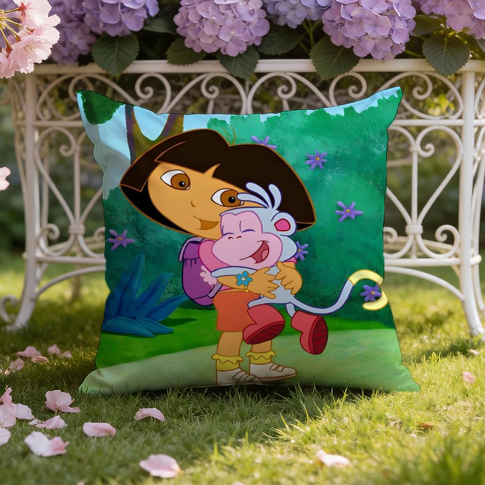 Anime cute D-Dora the E-Explorer Cushion Cover Home & Car Dual-Scene Pillow Cover: Reversible for Premium Comfort 45cmx45cm
Anime cute D-Dora the E-Explorer Cushion Cover Home & Car Dual-Scene Pillow Cover: Reversible for Premium Comfort 45cmx45cm