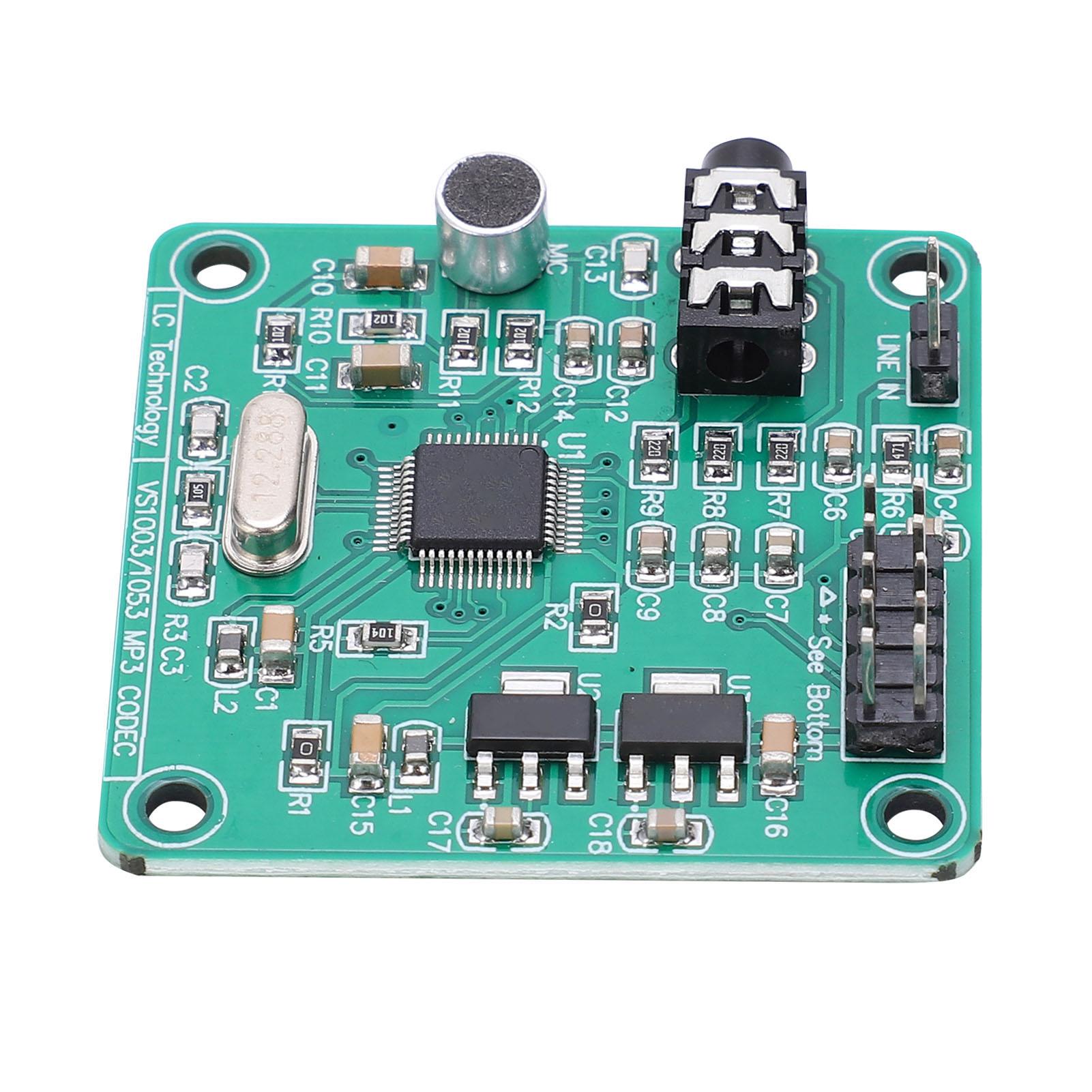 Аудио VS1003 Модуль голосового декодирования Бортовые микрофоны для MP3 MP3 + V WMA WAV MIDI SP-MIDI
Аудио VS1003 Модуль голосового декодирования Бортовые микрофоны для MP3 MP3 + V WMA WAV MIDI SP-MIDI