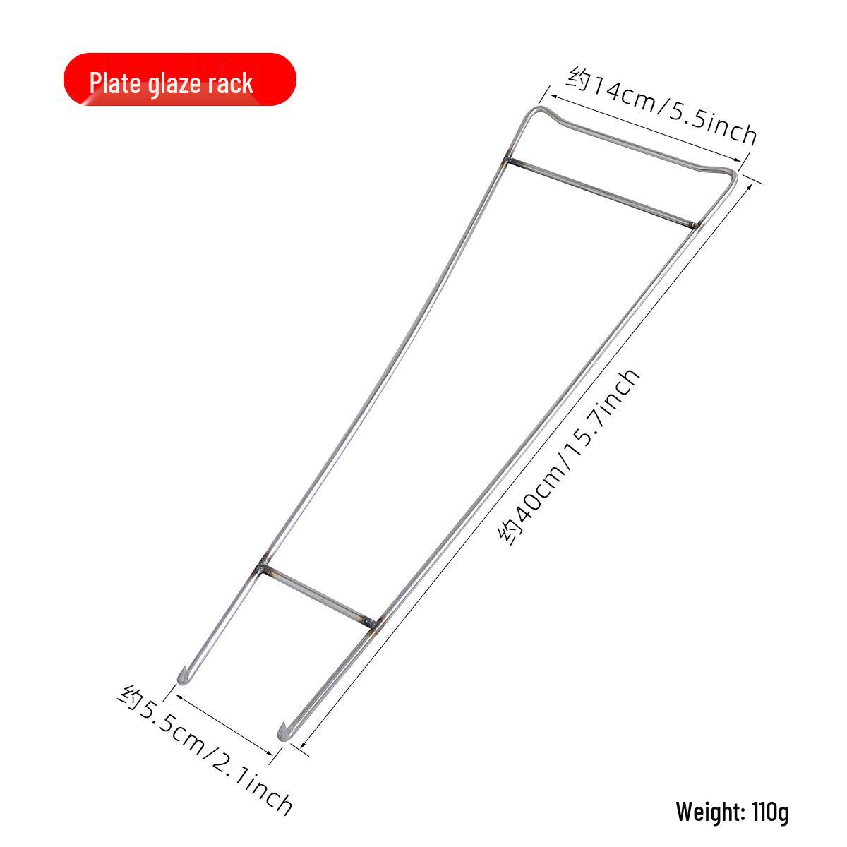 Stainless Steel Ceramic Glazing Tools: Star & Cross-Shaped Racks with Tongs
Stainless Steel Ceramic Glazing Tools: Star & Cross-Shaped Racks with Tongs