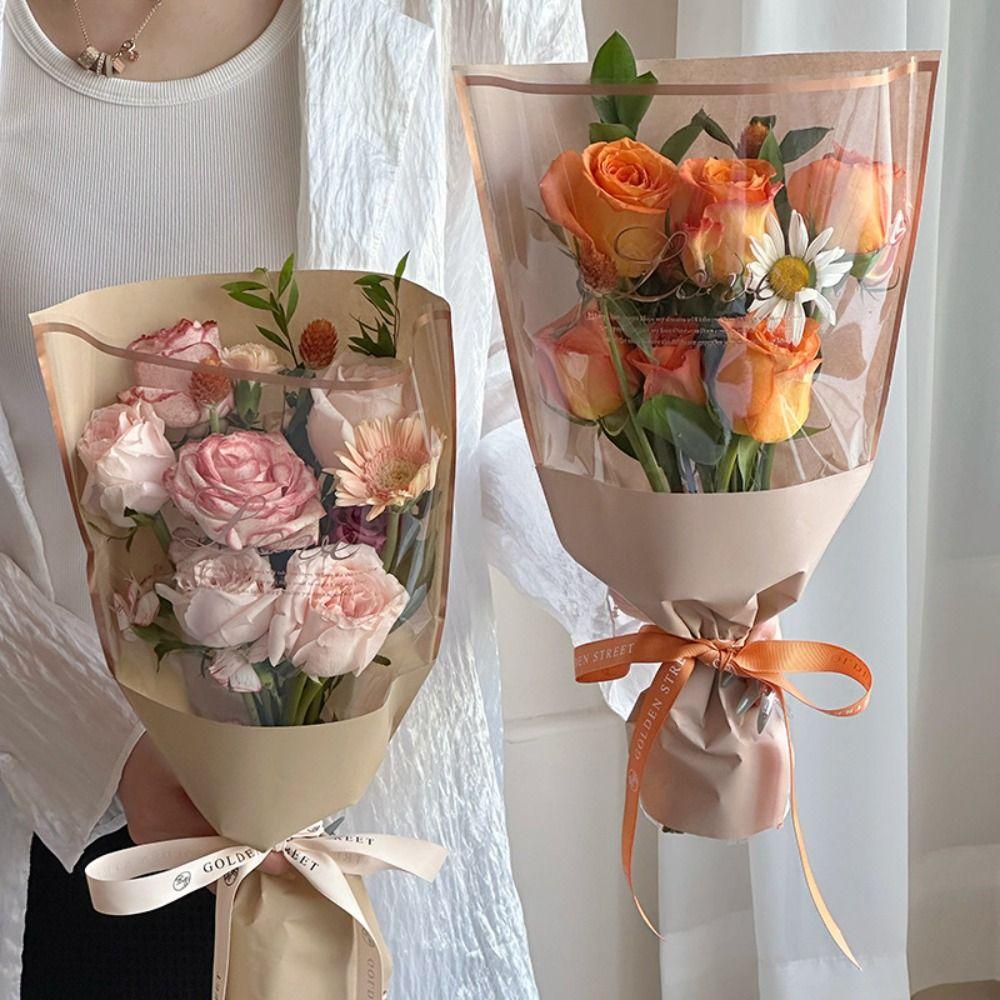 20PCS Hot Stamping Foil Bouquet Packing Bag Transparent Rose Wrapping Bag Flower Packaging Bag A
20PCS Hot Stamping Foil Bouquet Packing Bag Transparent Rose Wrapping Bag Flower Packaging Bag A