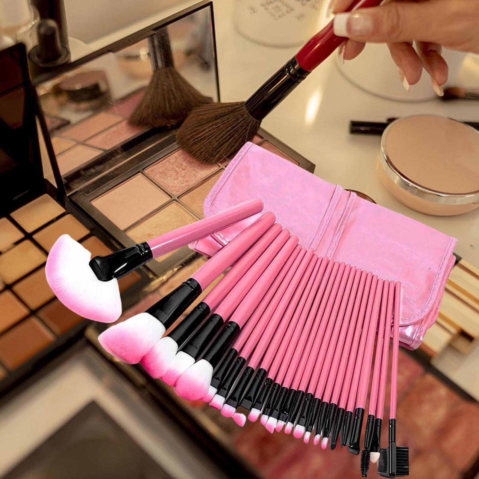 24Pcs Makeup Brush Synthetic Fiber Bristles Cosmetics Brushes with Make Up DIY Tool Eyebrow Pink
24Pcs Makeup Brush Synthetic Fiber Bristles Cosmetics Brushes with Make Up DIY Tool Eyebrow Pink
