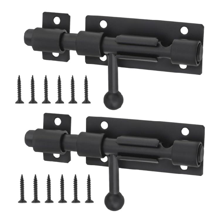 Pack of 2 Multipurpose 4Inch Slide Bolts Latches Stainless Steel Build With Convenient Padlocks Hole Easy Installion 1
Pack of 2 Multipurpose 4Inch Slide Bolts Latches Stainless Steel Build With Convenient Padlocks Hole Easy Installion 1