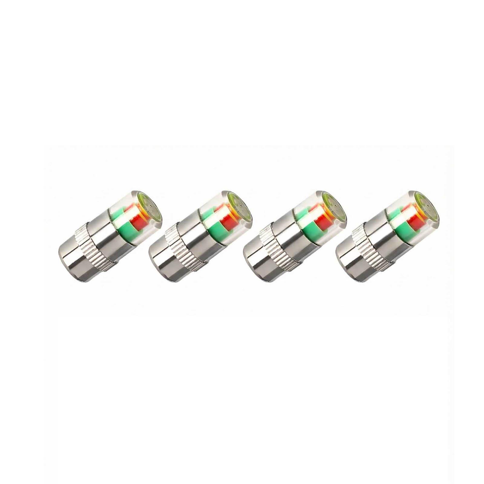 4 PCS Tire Pressure Monitor Stem Caps, Car Tire Pressure Monitor With 3-Color Eye Alert, Universal Stem Caps For Cars One Size
4 PCS Tire Pressure Monitor Stem Caps, Car Tire Pressure Monitor With 3-Color Eye Alert, Universal Stem Caps For Cars One Size