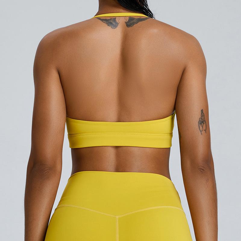 Обнажённый и красивый открытый топ для йоги, женский дышащий быстросохнущий жилет с лямкой через шею, спортивный бюстгальтер для фитнеса и бега S лимонно-желтый
Обнажённый и красивый открытый топ для йоги, женский дышащий быстросохнущий жилет с лямкой через шею, спортивный бюстгальтер для фитнеса и бега S лимонно-желтый