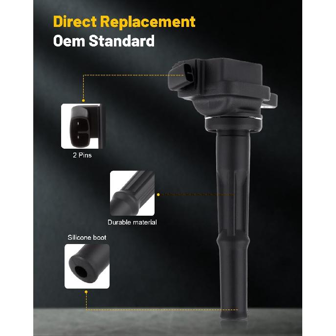 OCPTY Set of 1 Ignition Coils Compatible with OE UF204 coil pack set for 1994-1995 for Lexus ES300 3.0L,1995 for Toyota Avalon 3.0L ignition coil
OCPTY Set of 1 Ignition Coils Compatible with OE UF204 coil pack set for 1994-1995 for Lexus ES300 3.0L,1995 for Toyota Avalon 3.0L ignition coil