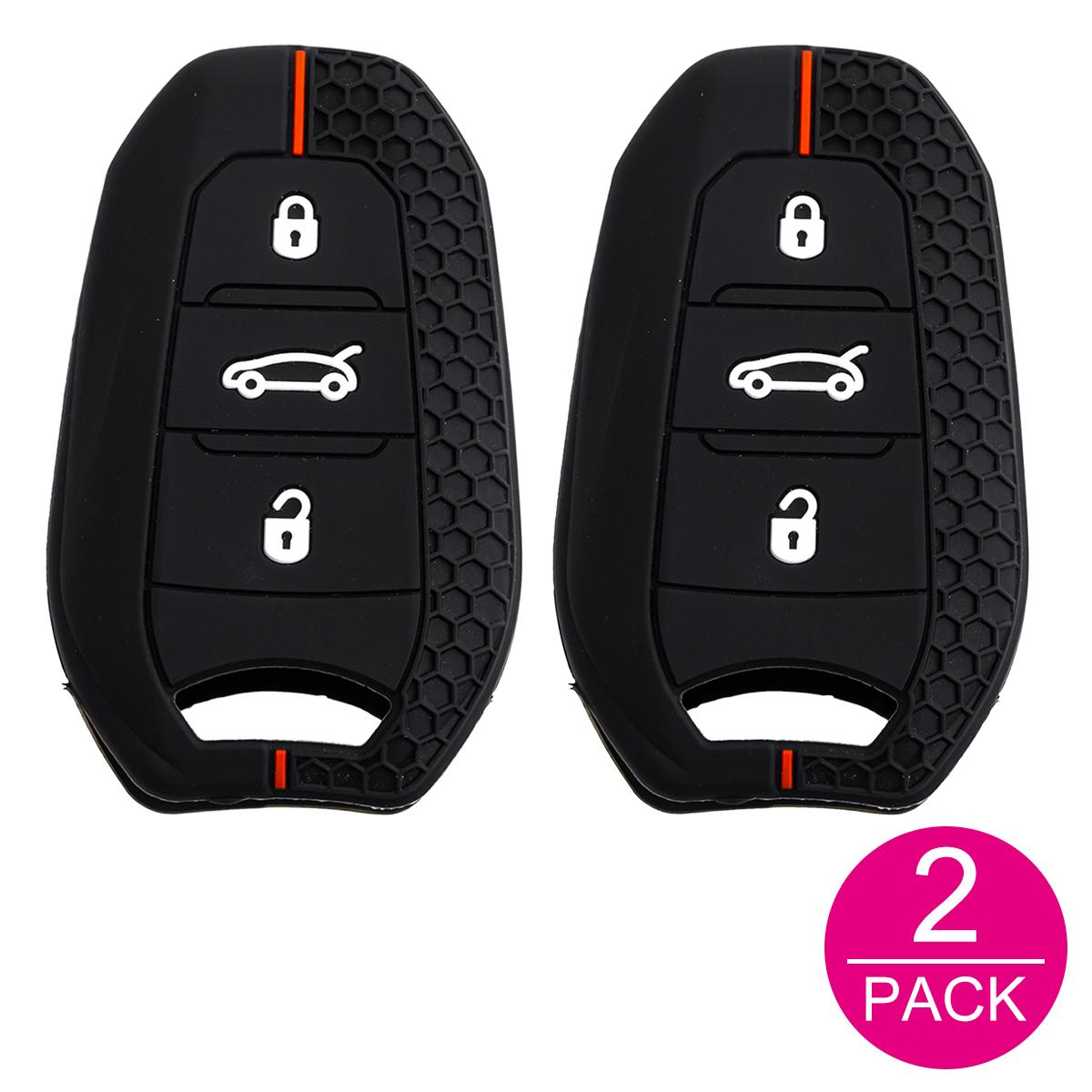 2x Silicone Car Key Fob Cover Case Holder Keychain For Peugeot 208 308 508 2008 3008 5008 Citroen C3 C5 Aircross C4 Picasso DS 3
2x Silicone Car Key Fob Cover Case Holder Keychain For Peugeot 208 308 508 2008 3008 5008 Citroen C3 C5 Aircross C4 Picasso DS 3