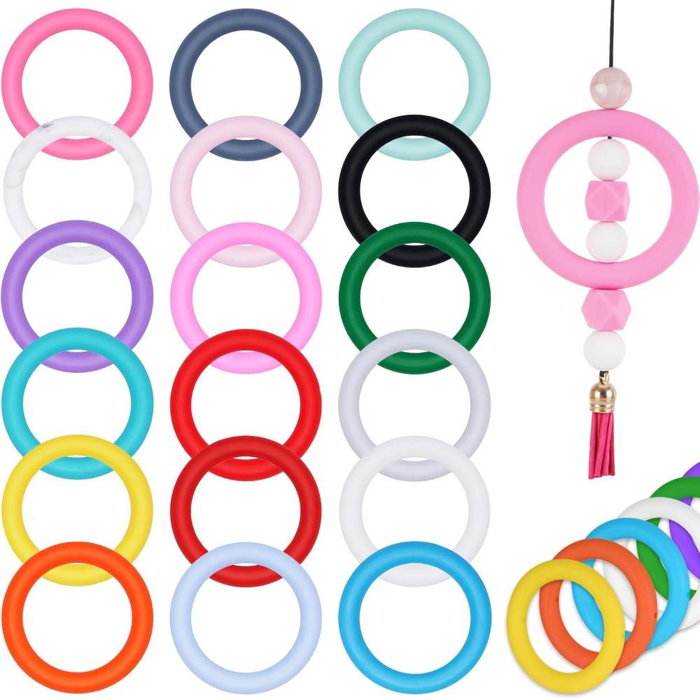 Round Silicone Beadable O Ring 65mm Silicone Loop Hanging Ornament 65mm Round DIY Handicrafts
Round Silicone Beadable O Ring 65mm Silicone Loop Hanging Ornament 65mm Round DIY Handicrafts