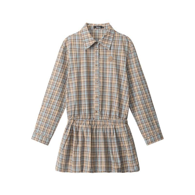 Plalindrome Plaid Shirt Long-Sleeved Dress for Women 2025 Autum New Korean Style Half-Length Dress Coffee Color S
Plalindrome Plaid Shirt Long-Sleeved Dress for Women 2025 Autum New Korean Style Half-Length Dress Coffee Color S