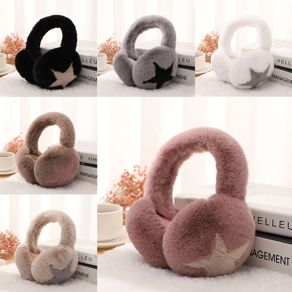 Stars Pattern Outdoor Ear Warmers Faux Fur Furry Ear Covers Winter Earmuffs for Women Girls Light Pink
Stars Pattern Outdoor Ear Warmers Faux Fur Furry Ear Covers Winter Earmuffs for Women Girls Light Pink