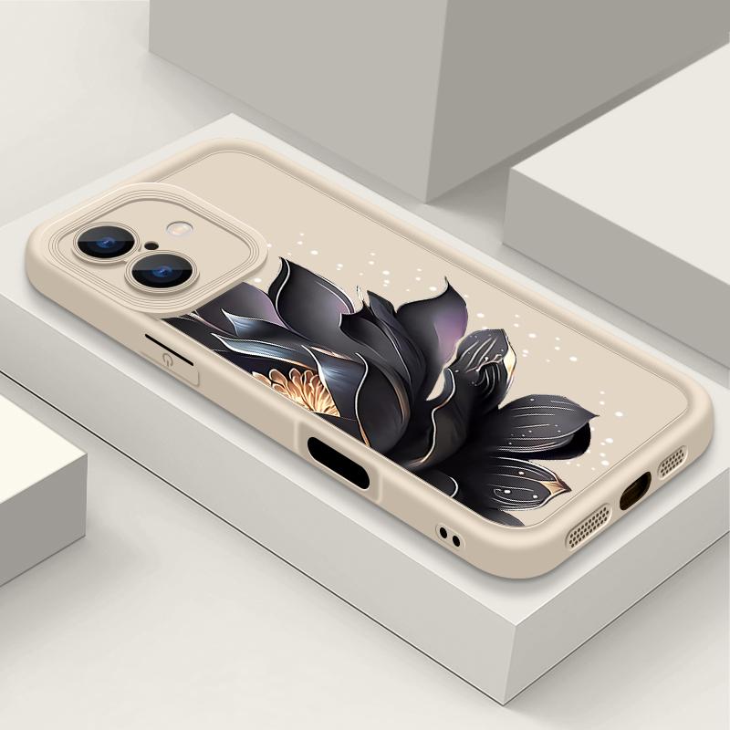 Чорний чохол із візерунком квітки лотоса для iPhone 16e 16 15 14 13 12 Pro Max 13 15 Pro 11 17 17E Ударостійкий м який силіконовий чохол для телефону з ТПУ iPhone 17 Pro Max бежевий/білий
Чорний чохол із візерунком квітки лотоса для iPhone 16e 16 15 14 13 12 Pro Max 13 15 Pro 11 17 17E Ударостійкий м який силіконовий чохол для телефону з ТПУ iPhone 17 Pro Max бежевий/білий