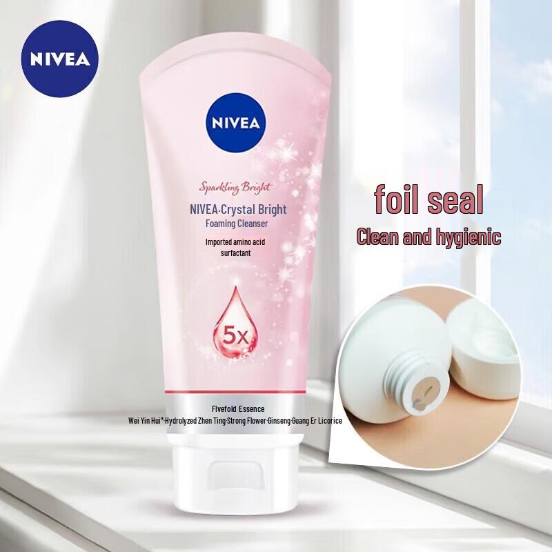 NIVEA Crystal Pure Brightening Foaming Cleanser
NIVEA Crystal Pure Brightening Foaming Cleanser