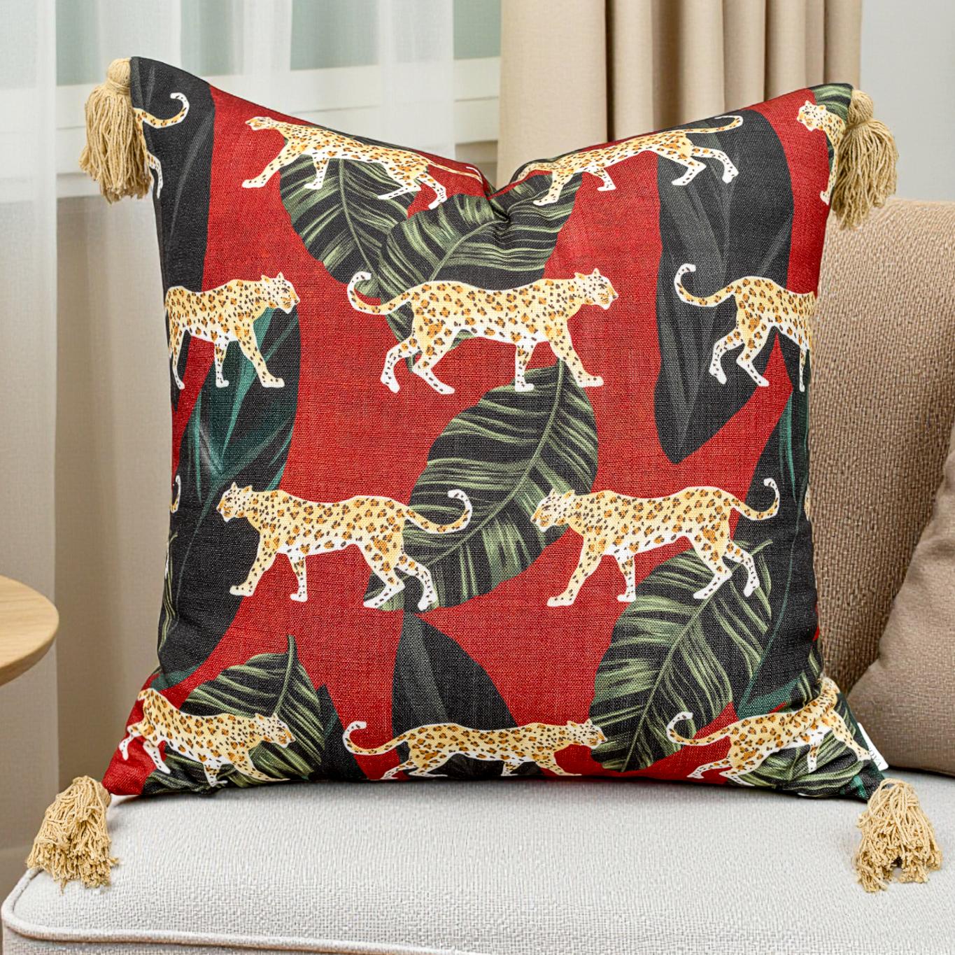 Eurasia Decor Madhuban Cheetah Printed Decorative Cushion Cover – Cotton Blend 50 cms x 50 cms (Pack of 1) красный
Eurasia Decor Madhuban Cheetah Printed Decorative Cushion Cover – Cotton Blend 50 cms x 50 cms (Pack of 1) красный