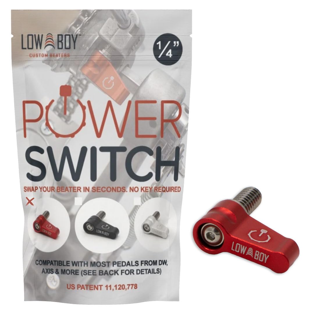 Low Boy Custom Beaters PWS Thread Red Power Switch inch size Low Boy Custom Beater 1/4 1/4
Low Boy Custom Beaters PWS Thread Red Power Switch inch size Low Boy Custom Beater 1/4 1/4