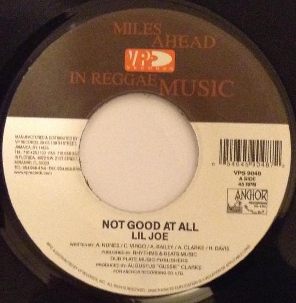 7-дюймовая пластинка LIL JOE / NATTY KING - Not Good At All / Care For Life VPS9048 VP Records, 2006 США Регги, Ска и Даб Б/У
7-дюймовая пластинка LIL JOE / NATTY KING - Not Good At All / Care For Life VPS9048 VP Records, 2006 США Регги, Ска и Даб Б/У