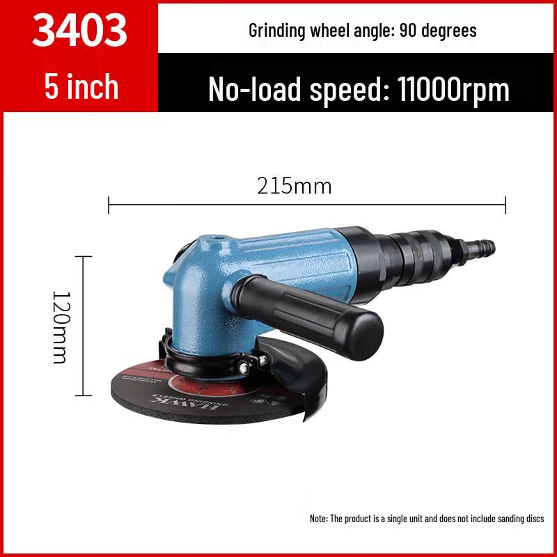 Yunduo 5-inch Industrial Grade Pneumatic Angle Grinder
Yunduo 5-inch Industrial Grade Pneumatic Angle Grinder