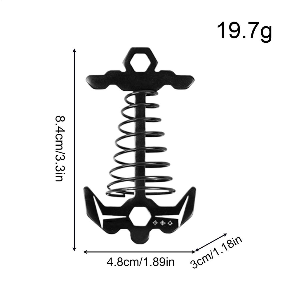 Deck Peg Windproof Aluminum Fishbone Deck Tie Down Spring Tent Stakes Tent rope fasteners herringbone pegs fixing spring hooks
Deck Peg Windproof Aluminum Fishbone Deck Tie Down Spring Tent Stakes Tent rope fasteners herringbone pegs fixing spring hooks