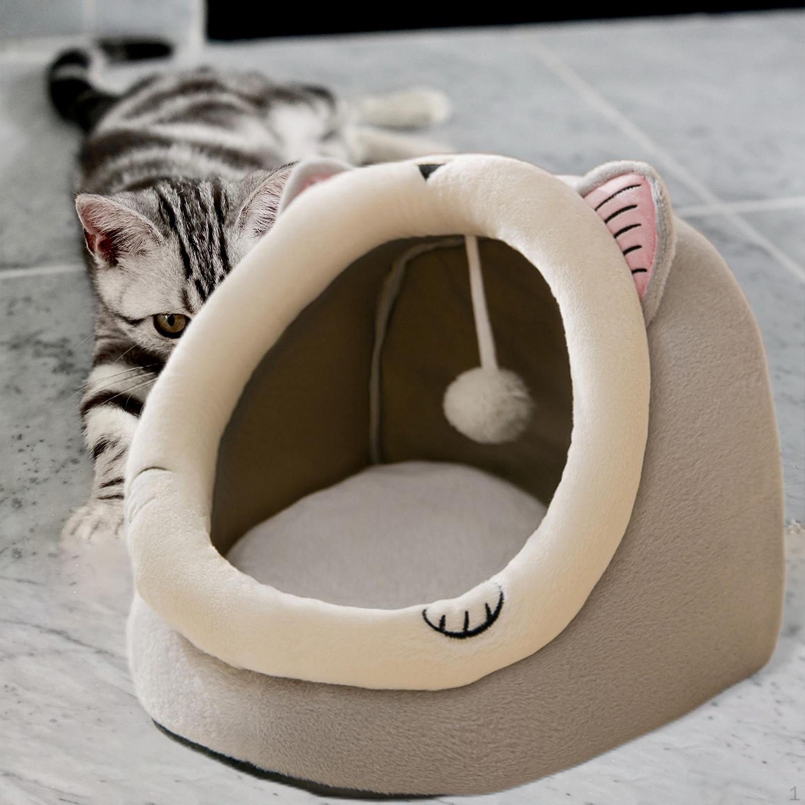 Bed Plush Cave Nest with Kennel Pad Thick Puppy Soft Pet Supplies for Indoor Cats Rabbits S Bear_Bear
Bed Plush Cave Nest with Kennel Pad Thick Puppy Soft Pet Supplies for Indoor Cats Rabbits S Bear_Bear