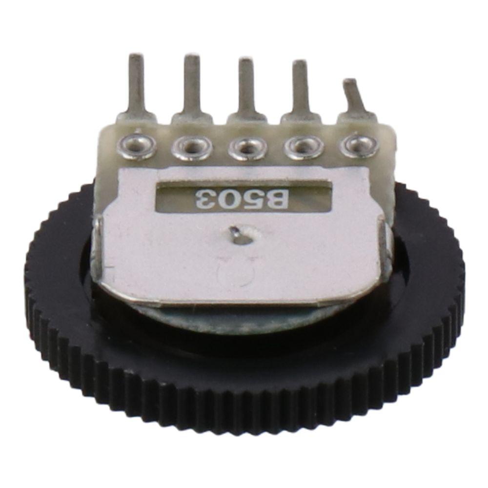 50K Ohm Wheel Potentiometer Dial Wheel High-quality for Audio Stereo Volume Switch Control 1pc
50K Ohm Wheel Potentiometer Dial Wheel High-quality for Audio Stereo Volume Switch Control 1pc