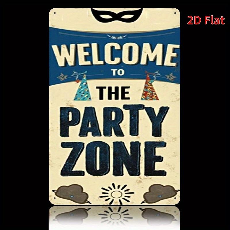 Welcome to the Party Zone Metal Sign Rustic Iron Wall Art with Mask Party Decorations Perfect for Home Porch Garden 20x30cm(7.8x11.8inch)
Welcome to the Party Zone Metal Sign Rustic Iron Wall Art with Mask Party Decorations Perfect for Home Porch Garden 20x30cm(7.8x11.8inch)