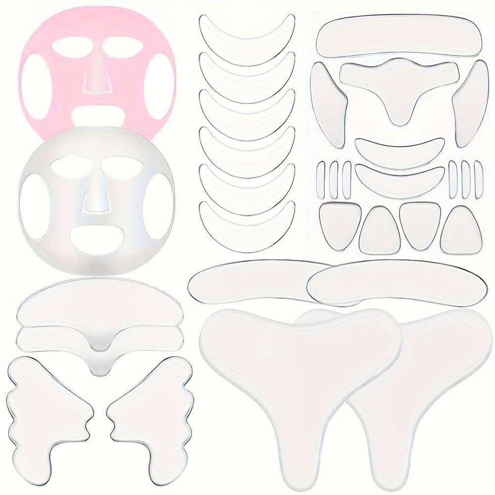 32Pcs Silicone Anti Wrinkle Patches For Chest Face Forehead Neck Facial Mask Facial Sleeping Mask Cover for Smoothing Skin Care
32Pcs Silicone Anti Wrinkle Patches For Chest Face Forehead Neck Facial Mask Facial Sleeping Mask Cover for Smoothing Skin Care