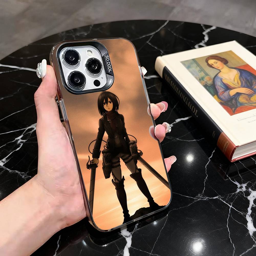 Attack on Titan Mikasa Ackerman Phone Case For iPhone17,16,15,14,13,12,11 Plus,Pro Max,XS,Colorful Silver Phone case Funda Cover iPhone17PRO
Attack on Titan Mikasa Ackerman Phone Case For iPhone17,16,15,14,13,12,11 Plus,Pro Max,XS,Colorful Silver Phone case Funda Cover iPhone17PRO