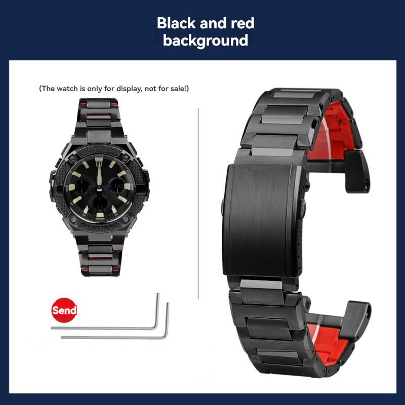 High quality Solid Stainless Steel strap For Casio G-Shock GST-S110/120 GST-W300/400 GST-W110 GST-B100 Watch Band Men bracelet Special size
High quality Solid Stainless Steel strap For Casio G-Shock GST-S110/120 GST-W300/400 GST-W110 GST-B100 Watch Band Men bracelet Special size