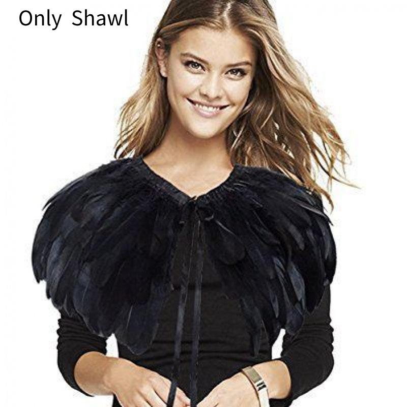 Halloween Feather Shawl Cosplay Costumes Parties Stage Performances Stylish Gift чёрный
Halloween Feather Shawl Cosplay Costumes Parties Stage Performances Stylish Gift чёрный