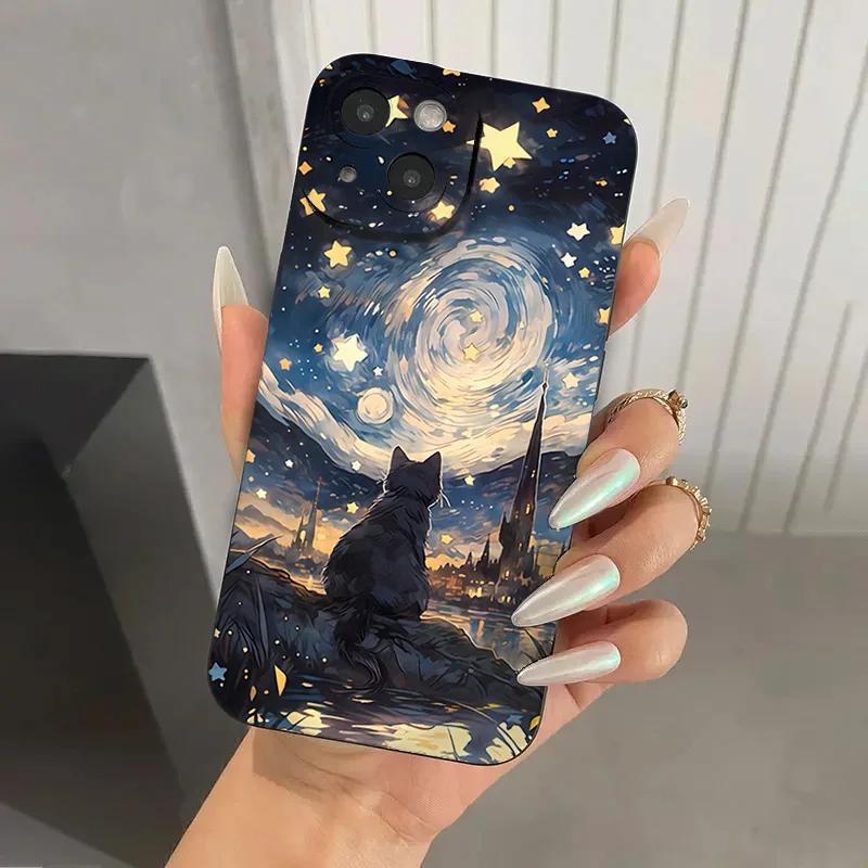 Funny Starry Sky Cat Pattern Phone Case For iPhone 17 16 15 14 13 12 11 Pro Max Mini 7 8 Plus SE Cute Cartoon Animals Soft Cover iPhone 15 Plus
Funny Starry Sky Cat Pattern Phone Case For iPhone 17 16 15 14 13 12 11 Pro Max Mini 7 8 Plus SE Cute Cartoon Animals Soft Cover iPhone 15 Plus