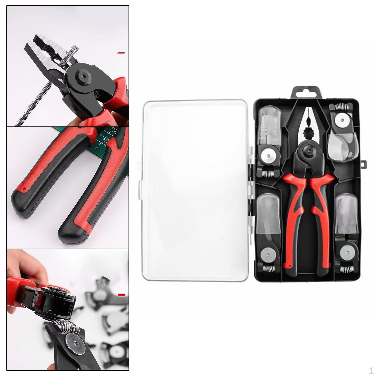 5 in 1 Plier Tool Set Versatile Kits Wire Cutter Multifunctional Crimping Tools Shear
5 in 1 Plier Tool Set Versatile Kits Wire Cutter Multifunctional Crimping Tools Shear