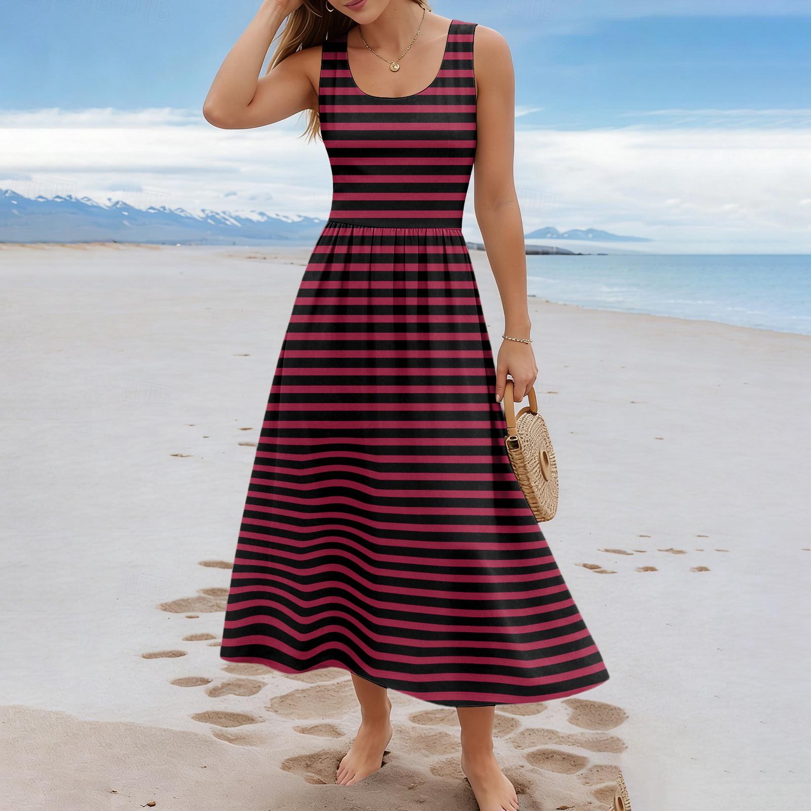 Sleeveless Scoop Neck Casual Maxi Dress with Abstract Print Relaxed Fit Soft Lightweight Fabric for Women S
Sleeveless Scoop Neck Casual Maxi Dress with Abstract Print Relaxed Fit Soft Lightweight Fabric for Women S